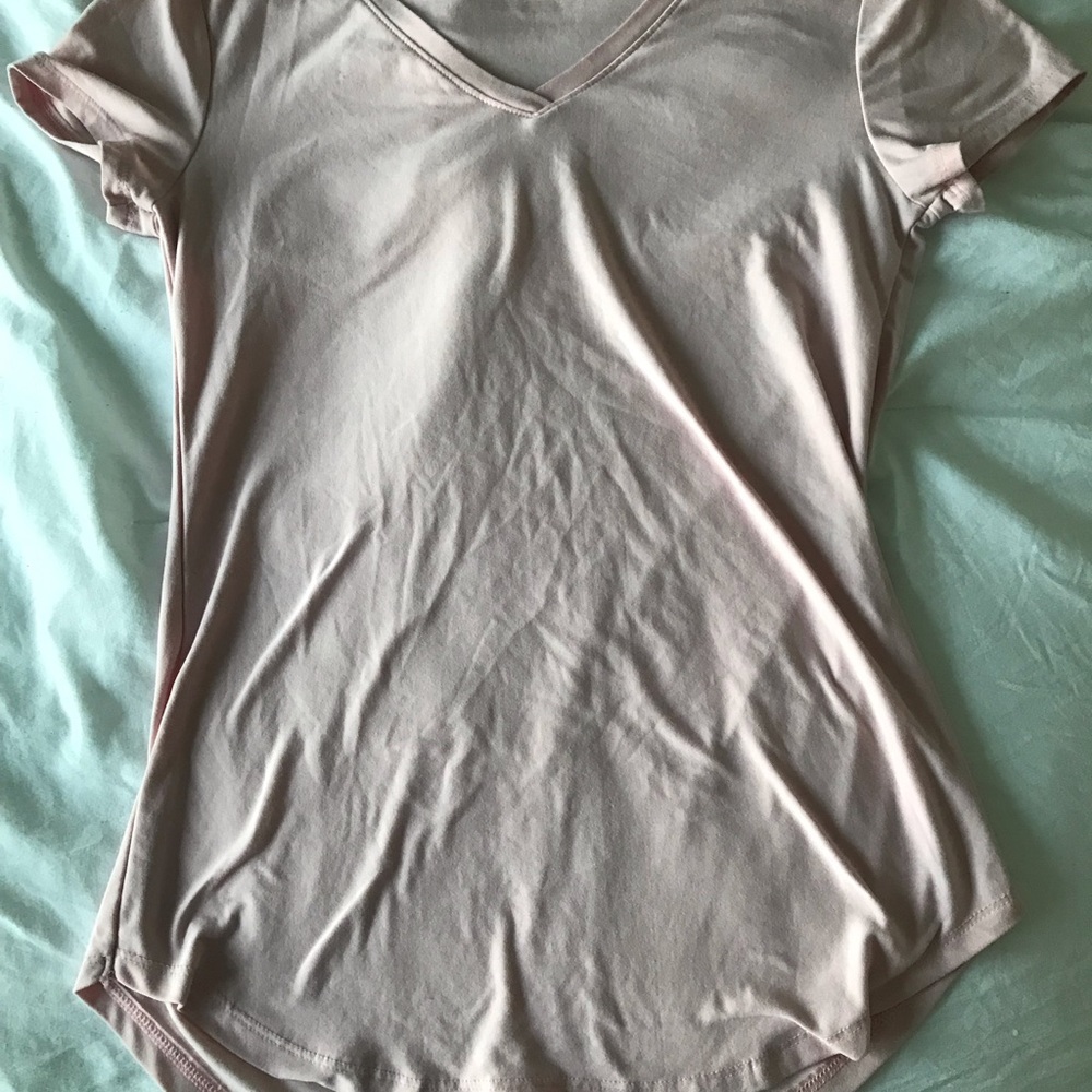 Teal and pink shirts